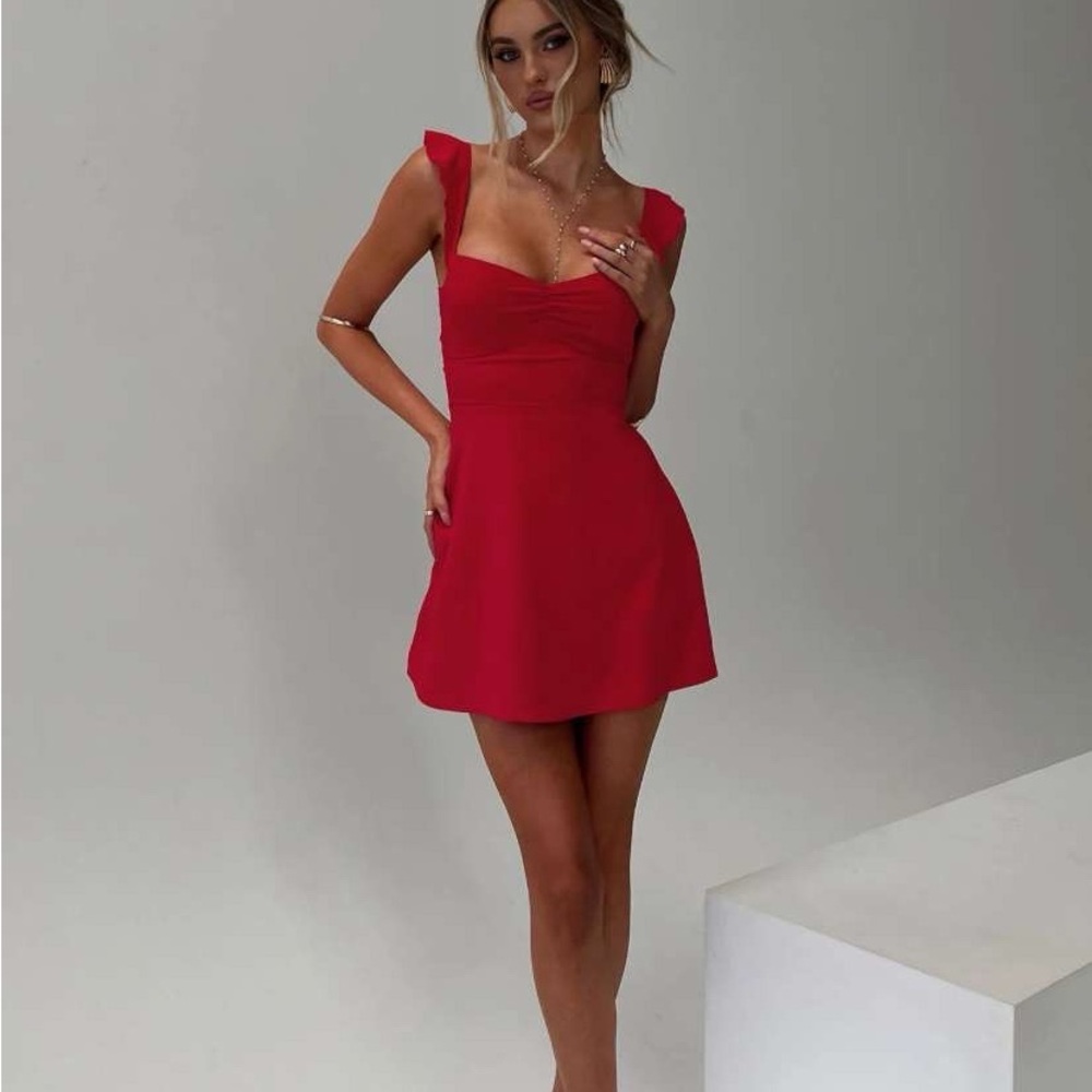 Princess Polly Vibrant Red Mini Dress